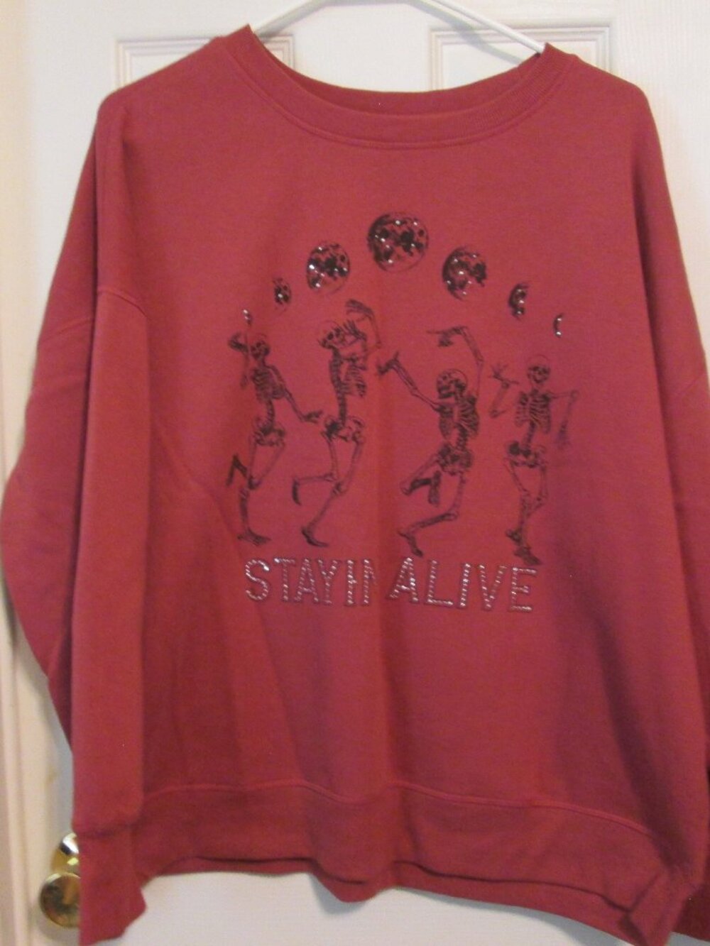 Maurices Women's Skeleton Graphic Sweatshirt Size 0X